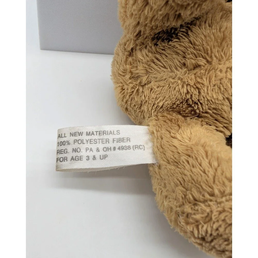 Anico Small Light Brown Plush Teddy Bear Terry Cloth 4.5